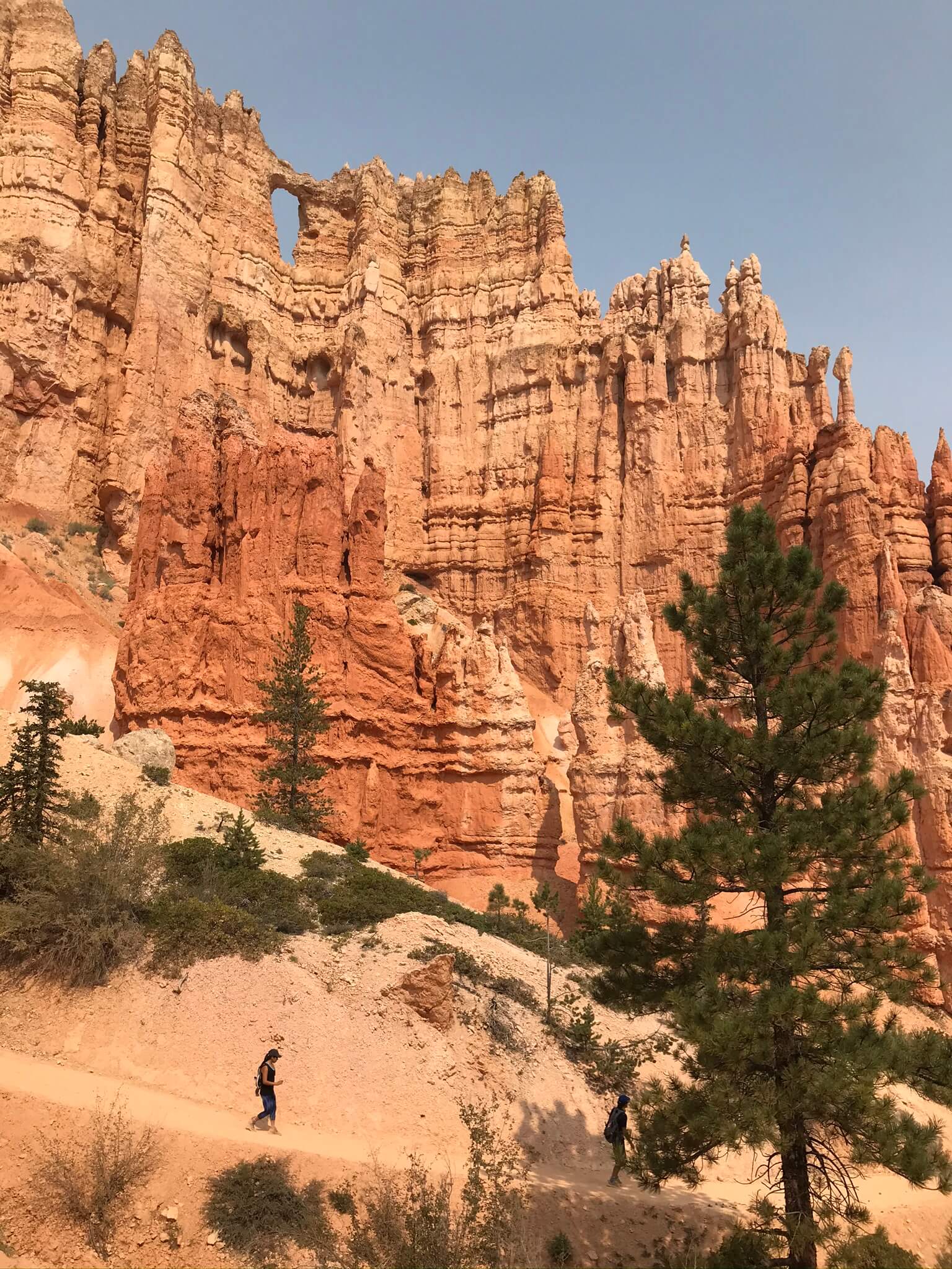 An image of Peek-a-boo window rock formation in Bryce Canyon National Park